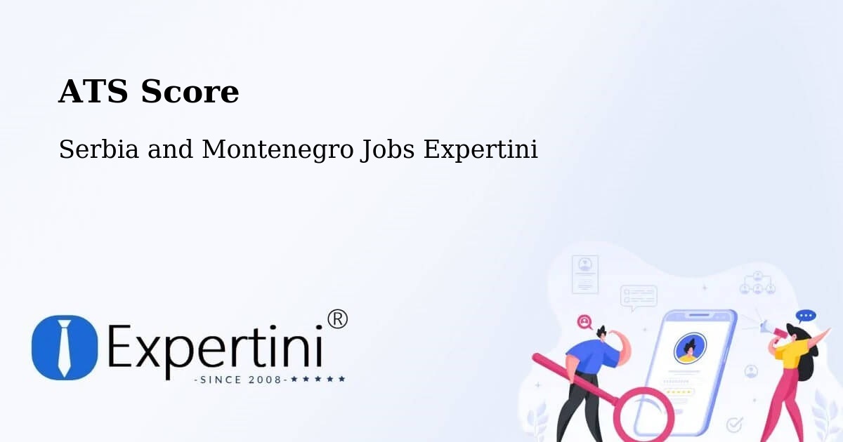 Resume ATS Score & Job Description Match Tool – Kingston - Serbia and Montenegro Jobs Expertini